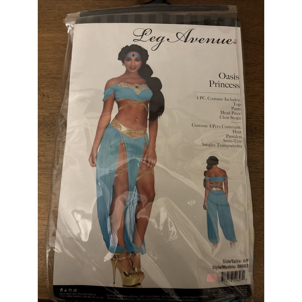 Women's Oasis Princess Costume - New - Missing Headband - Women's Small